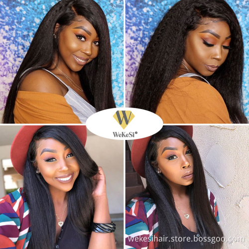Top Quality 13X6 Transparent Swiss HD Lace Frontal Wigs, Brazilian Hair Lace Frontal,Human Hair Extension Wigs For Black Women